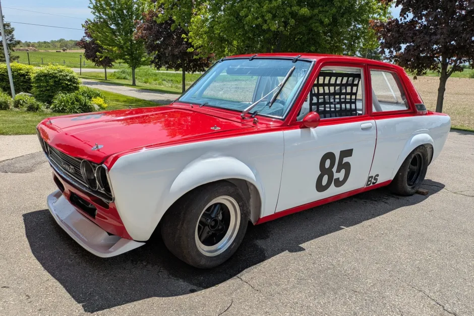 datsun 510 - ilustrasi berita Dijual: 1971 Datsun 510 L18 yang Dimodifikasi Jadi Mobil Balap